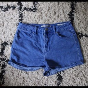 Bullhead Denim High Rise Jean Shorts